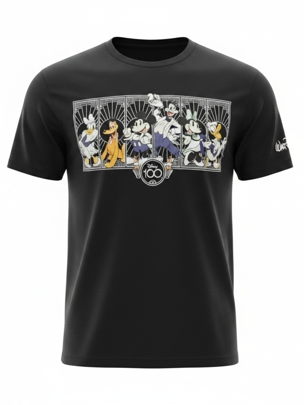 ​Disney 100th Anniversary Silver Foil Graphic Walt Disney World Men Small